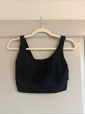 lululemon athletica Black Scoop Support Sports Bra